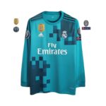 Real Madrid Terceiro 17/18 - Liga dos Campeões - Manga Comprida